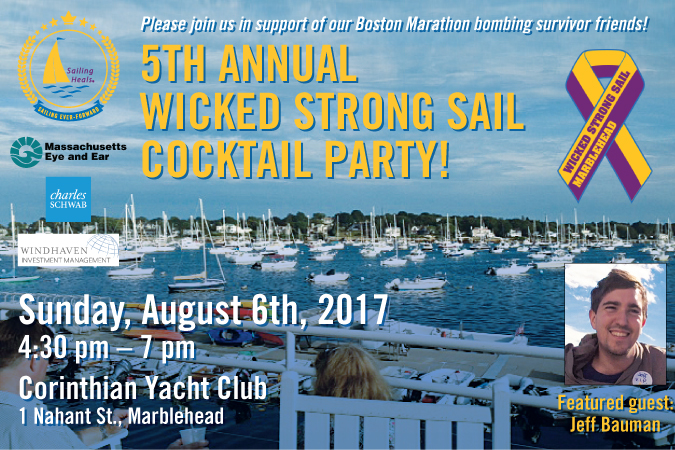 Sailing Heals - 2017 Wicked Strong Cocktail Party - August 6th