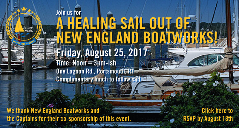 Sailing Heals - August 25th - New England Boatworks - Portsmouth, RI